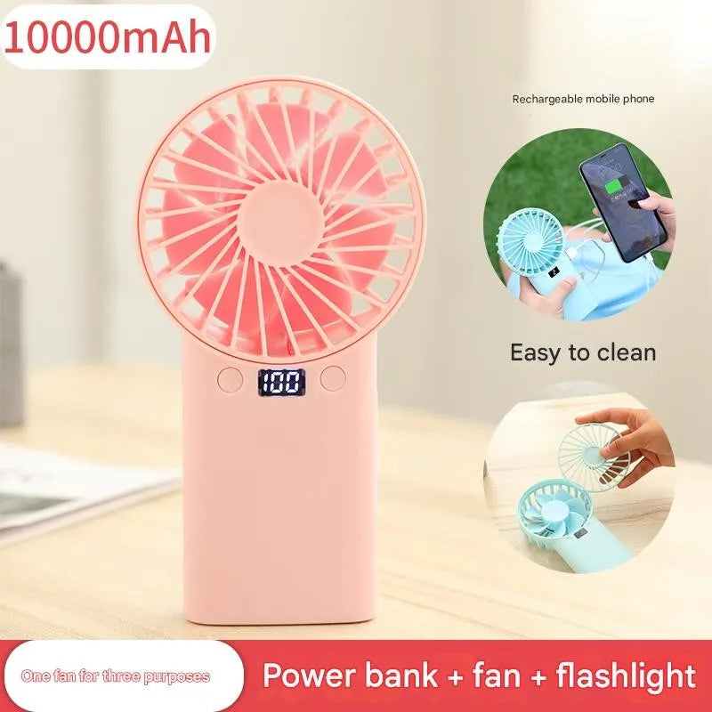 Large capacity battery: 10000mAh fan