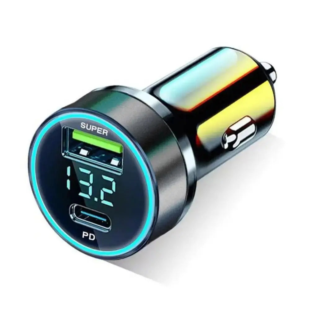 120W Car Phone Charger - PD 20W Fast Charging