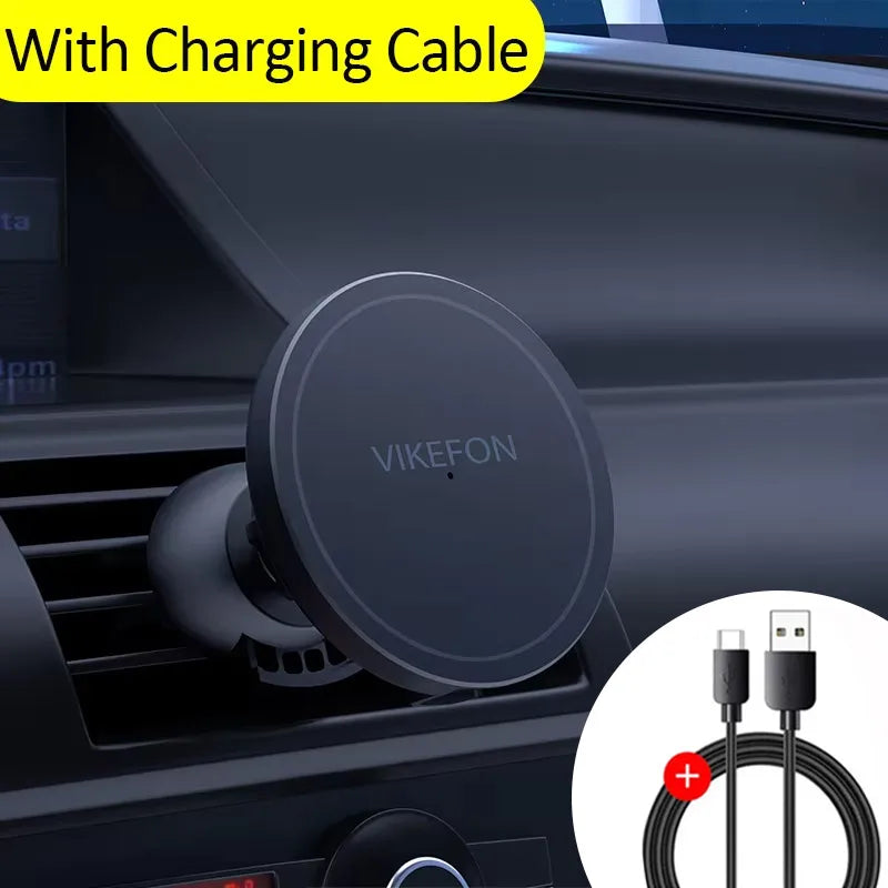 VIKEFON 30W Magnetic Car Wireless Charger