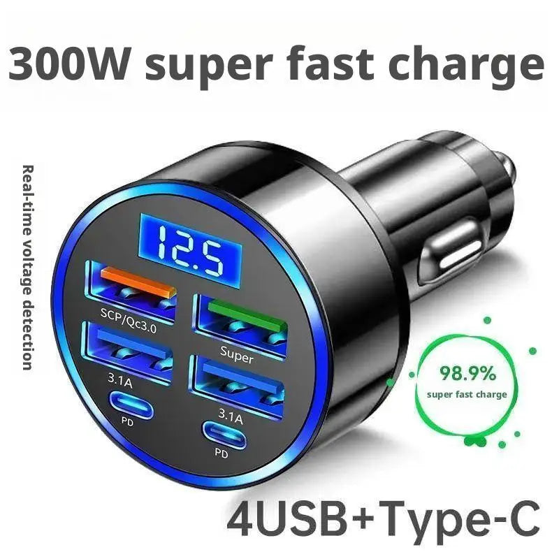 Fast Charging Car Phone Charger Adapter 4