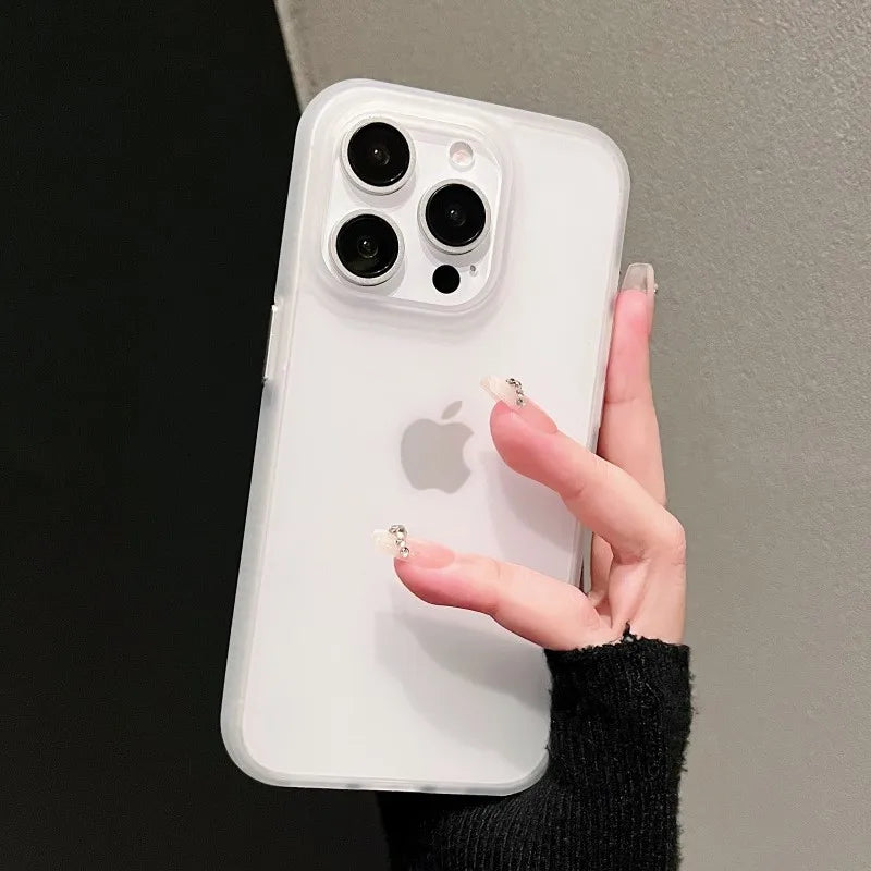 Soft Matte Candy Phone Case For iPhone