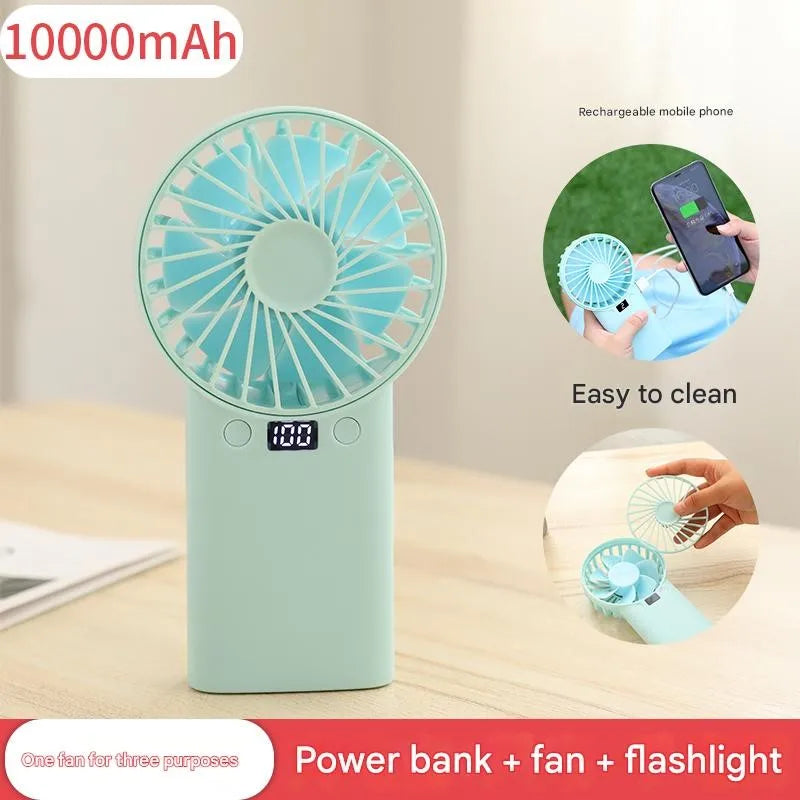 Large capacity battery: 10000mAh fan