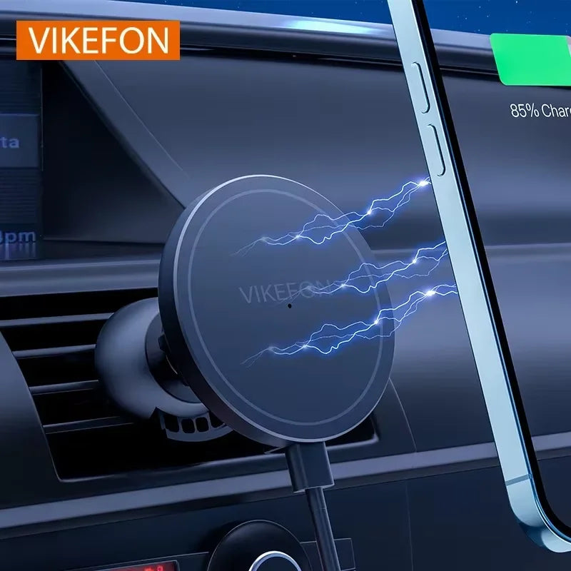 VIKEFON 30W Magnetic Car Wireless Charger