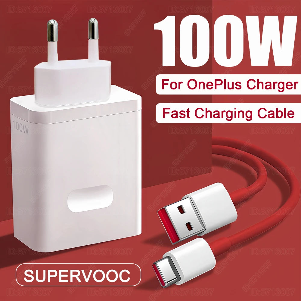 For Oneplus Original Charger 100W SuperVOOC