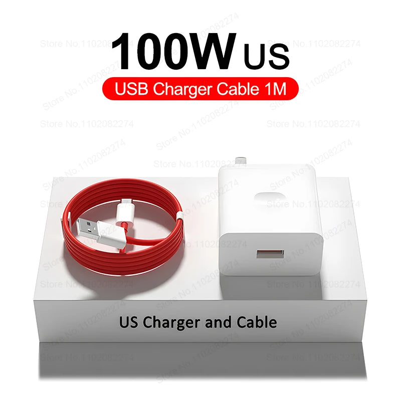 For Oneplus Original Charger 100W SuperVOOC