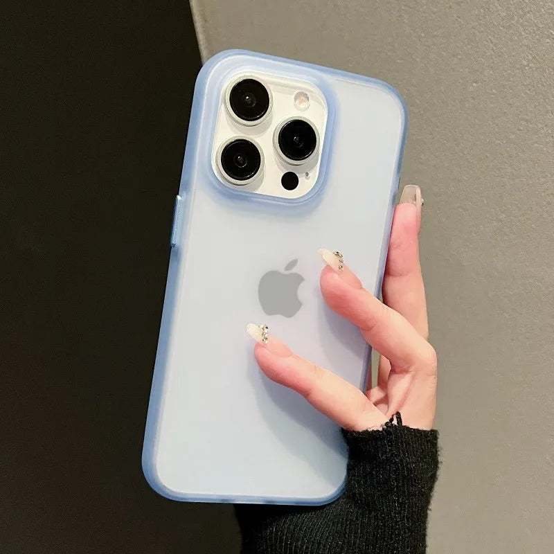 Soft Matte Candy Phone Case For iPhone