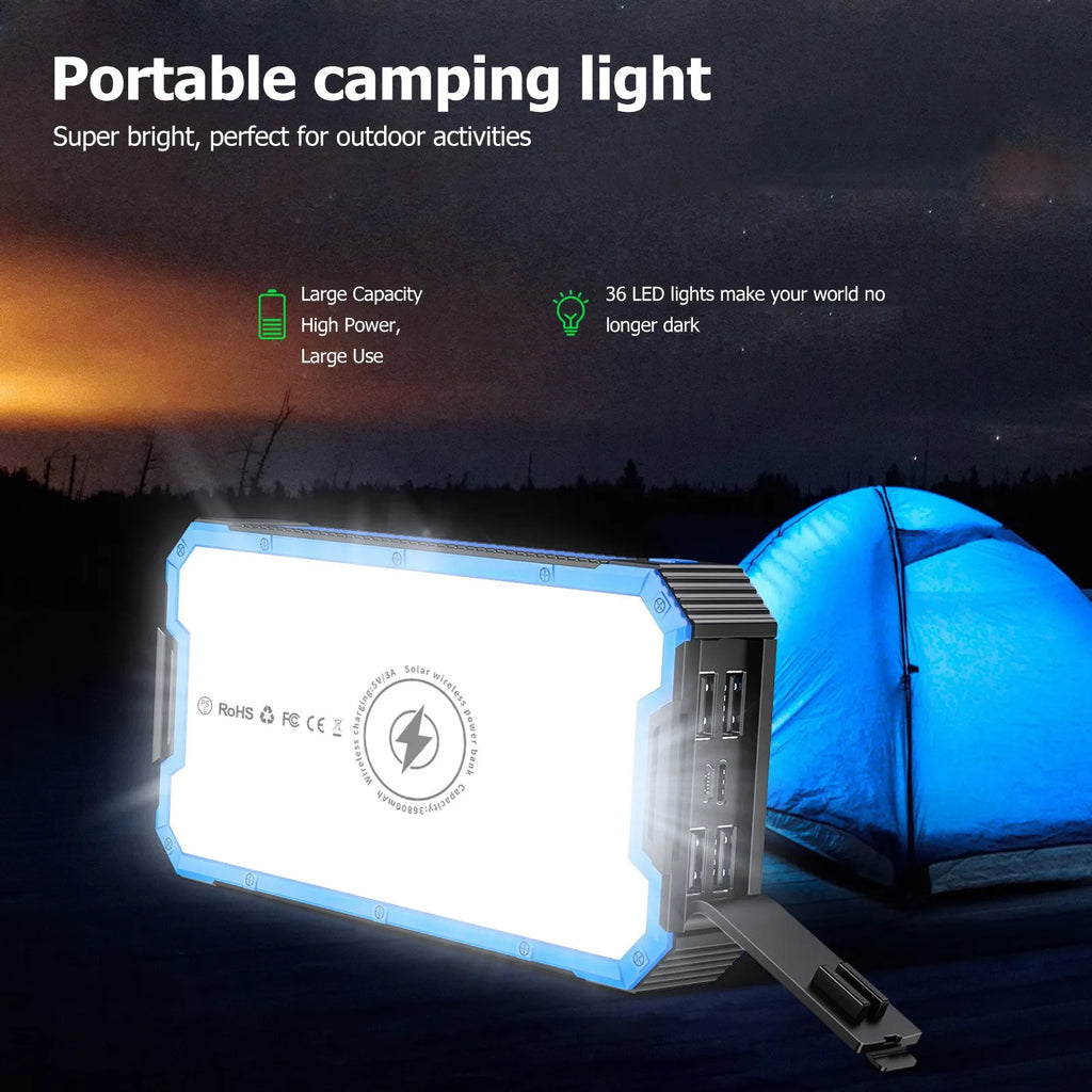 Outdoor Camping Solar Power Bank