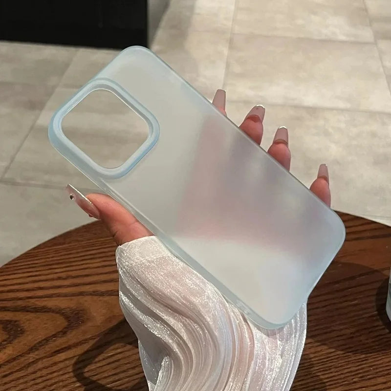 Soft Matte Candy Phone Case For iPhone