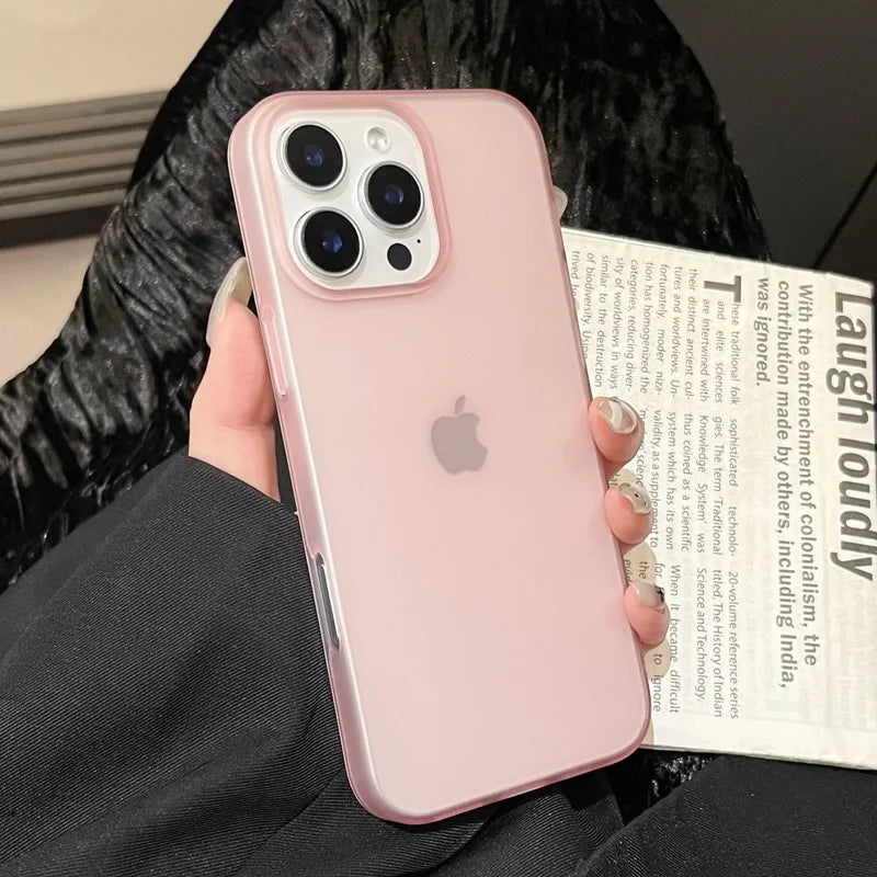 Soft Matte Candy Phone Case For iPhone