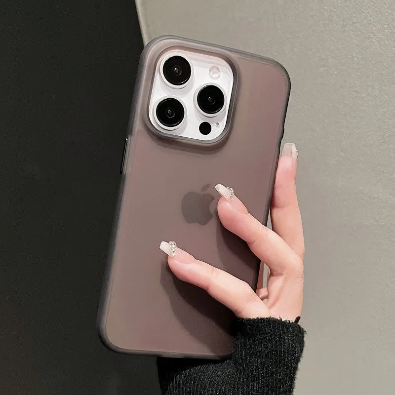 Soft Matte Candy Phone Case For iPhone