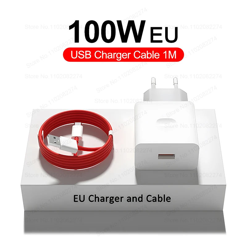 For Oneplus Original Charger 100W SuperVOOC