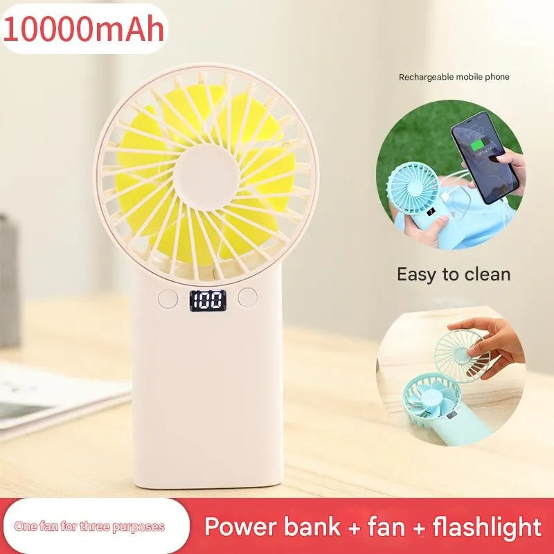 Large capacity battery: 10000mAh fan